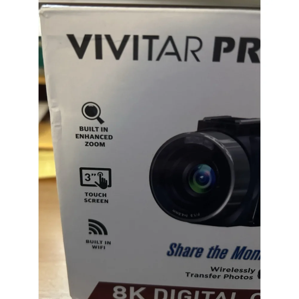 Vivitar 8K Digital Camcorder w/Assessory Kit Black 3